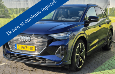 Audi Q4 etron met label opnieuw ingezet